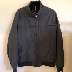 Dockers Grey Zip Jacket Size Medium